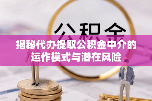 清远揭秘代办提取公积金中介的运作模式与潜在风险