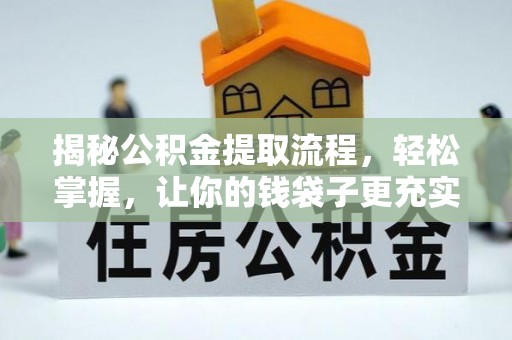 清远揭秘公积金提取流程，轻松掌握，让你的钱袋子更充实
